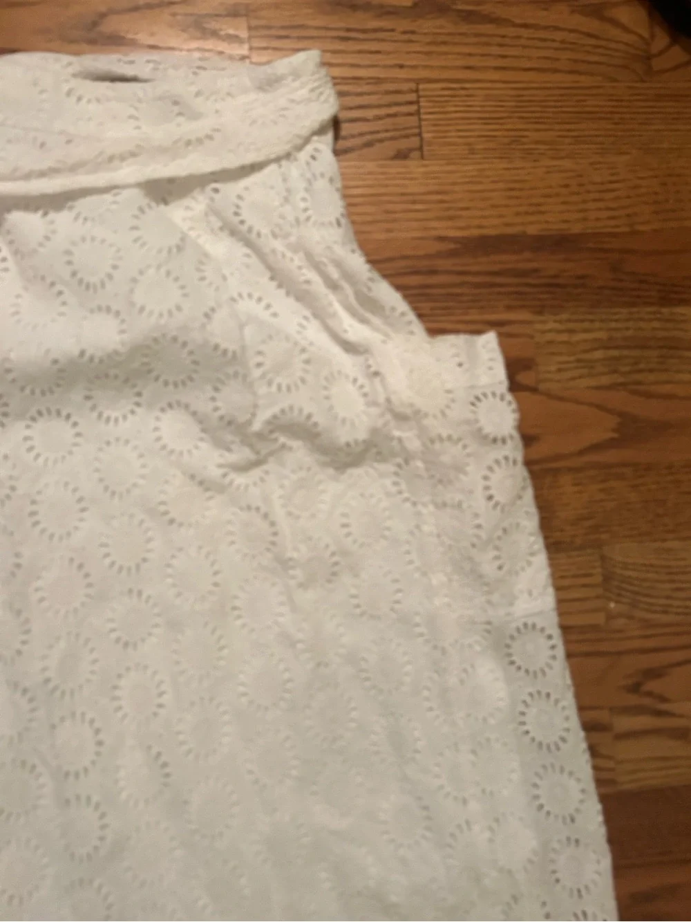 Lilly Pulitzer Women’s S Summery Beachy White Cotton Skirt W/ Eyelet Details - Picture 5 of 14